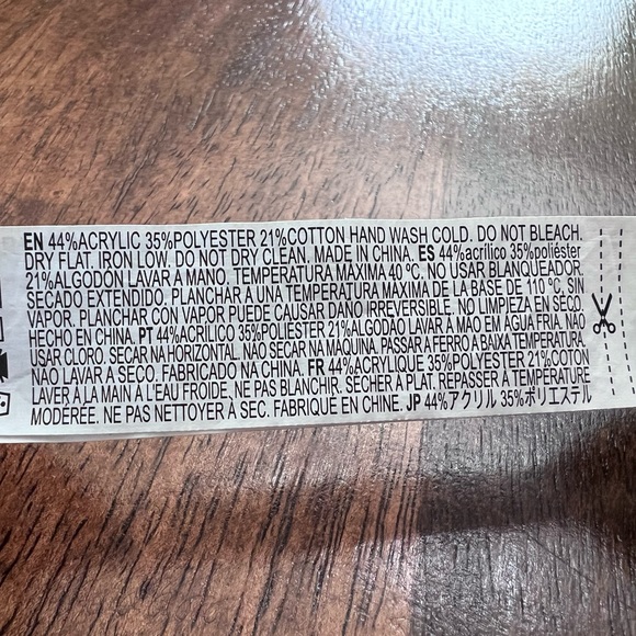 Forever 21 Sweater Knit Leaf Print Tube Top medium - Picture 4 of 4